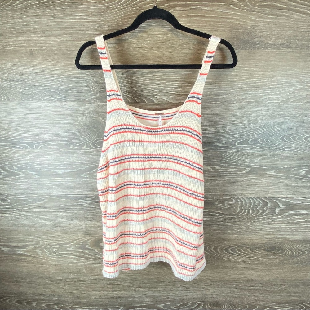 Free People Knitted Striped Tank top